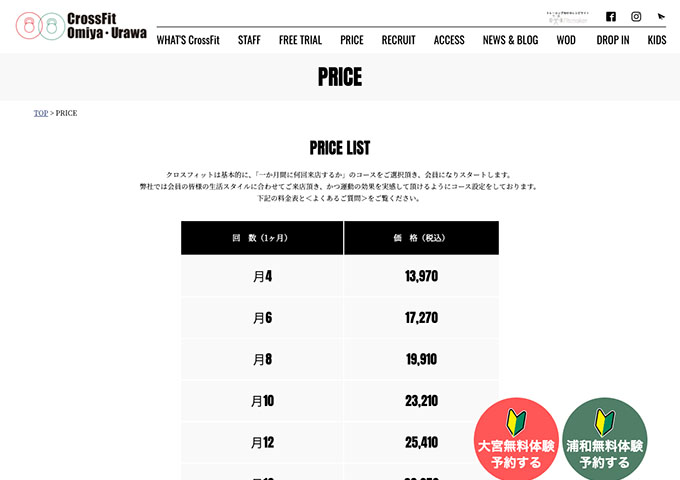 CrossFit Omiya【Student Unlimited】