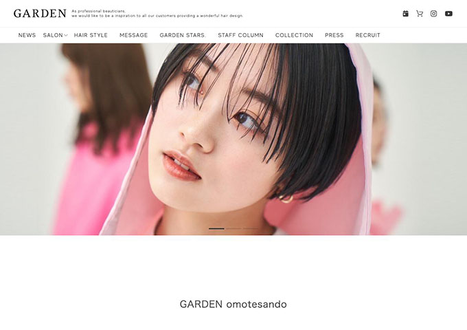 GARDEN omotesando【〈カット〉学生割引】